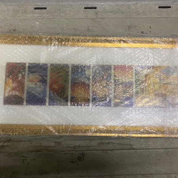 Beautifully framed wall art - Original art work from Israel. - Picture 1 of 3